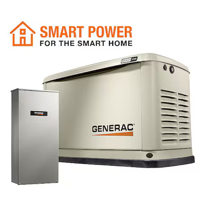 #ad Generac 7224 Standby Generator Natural Gas Propane Single Phase 14Kw Air $6077.99