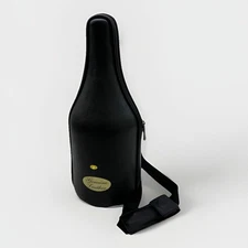 Caddy-O Wine Bottle Carrier Tote Cooler Chill Black Shoulder Strap Zip Corkscrew