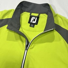 Footjoy Men 1/2 Zip Short Sleeve Golf Windshirt Performance Pullover Size Large Footjoy Men 1/2 Zip Short Sleeve Golf Windshirt Performance Pullover Size Large - Image 1