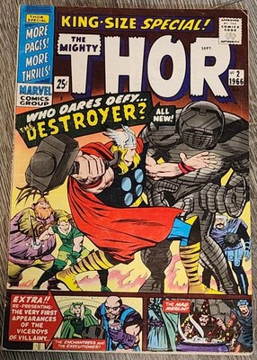 The Mighty Thor - Annual #2 (1966)  - ''King-Size Special'' - Marvel Comics - VG 