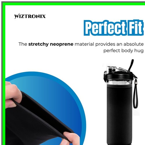ChillGuard Neoprene Insulated Sleeve for 20oz Blender Bottles - 第 3/6 張圖片