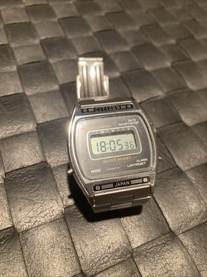 Quartz Digital Wristwatch Model GN-4-S CITIZEN Alarm Chrono Japan