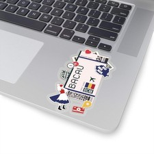 Bacau Bac u Romania Romanian City art Sticker Stickers Vinyl Computer Transparen