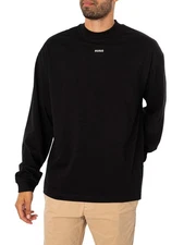 HUGO Men's Daposo Sweatshirt, Black