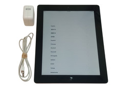 A1458 iPad 4th Gen Wi-Fi 16GB Black iOS Tablet  Reset Tested Works grade A