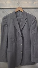 Hugo Boss Mens 42R 34x34 Gray 2 Piece Suit Einstein Sigma Jacket Pants