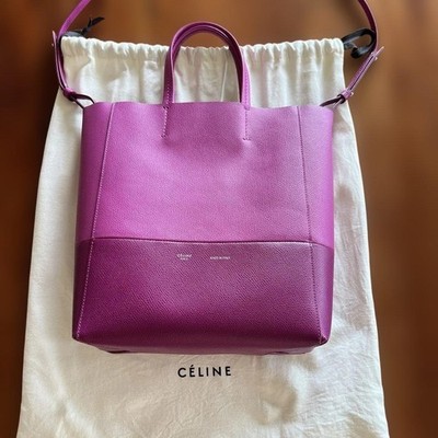 [Used] CELINE Small Vertical Cabas 2Way Tote Bag Bi Color Leather Phoebe Philo