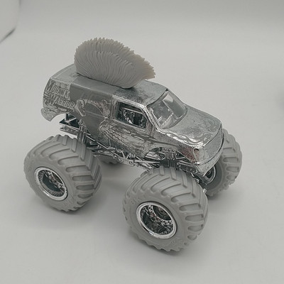2016 Hot Wheels 1:64 Scale Monster Jam Mohawk Warrior 25th Silver Collection 