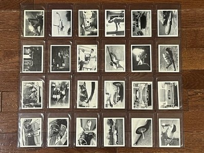 1966 Somportex Thunderball James Bond 007 Complete Set 71/72(X 24