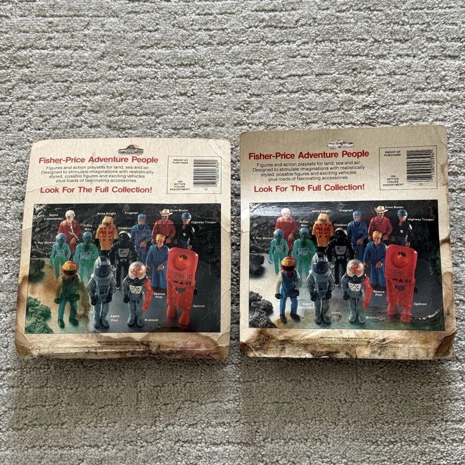 Brainoide Fisher-Price Adventure People #394 Opticon Alpha Pilot 1983 de colección ++ Foto 4 de 4