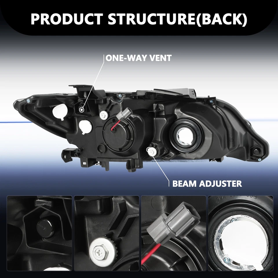 Par de montaje de faros halógenos OE para Acura RDX 2013 2014 2015 13-15 Foto 4 de 4