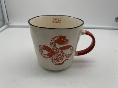Prima Design Ceramic 18oz 2025 Snake Coffee Mug BB02B46025