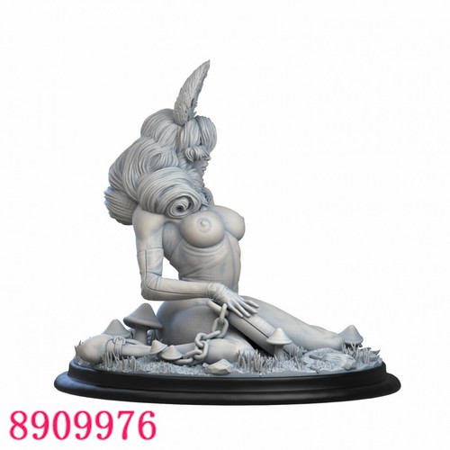 White Rabbit 3D Printing Figure Unpainted Model GK Blank Kit Sculpture New Stock - Picture 11 of 16
