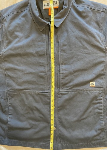 Duluth Trading Herren Jacke Gr. 3XL blau Druckknopfleiste 40 Körnung Canvas Workwear - Bild 10 von 17