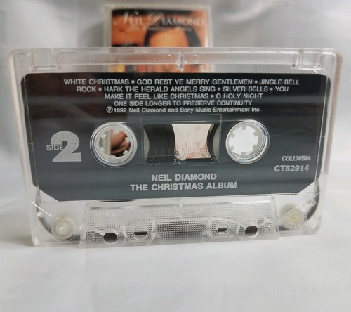 Neil Diamond The Christmas Album Audio White Xmas Silent Night Music Cassette - Picture 4 of 6