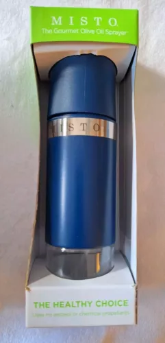Misto Gourmet Aluminum Olive Oil Sprayer Blue Fine Mist Spray Bottle