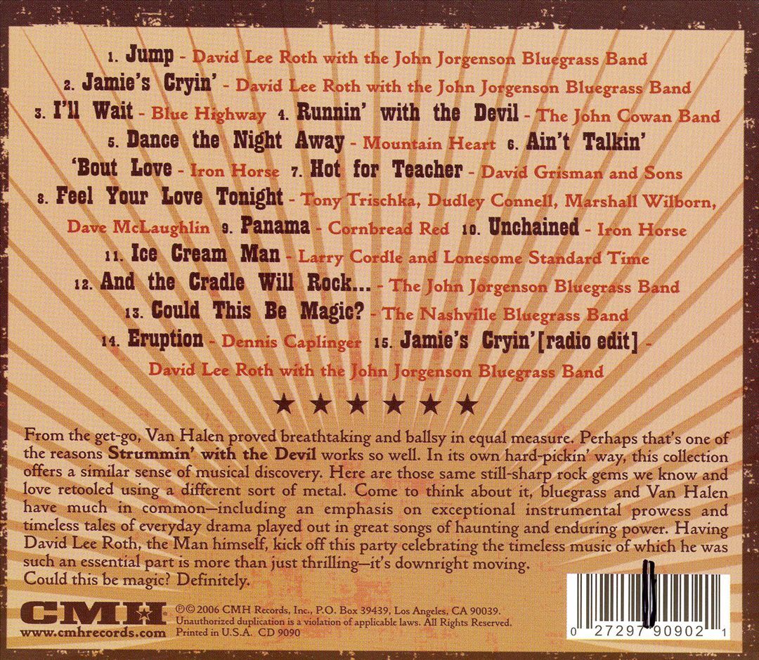 VARIOUS ARTISTS STRUMMIN' WITH THE DEVIL: THE SOUTHERN SIDE OF VAN HALEN NEW CD