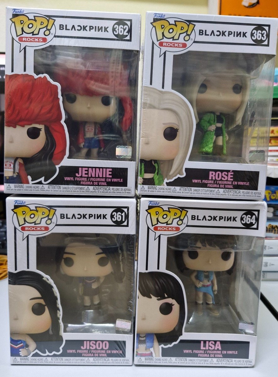 Funko Pop! Rocks BlackPink - Jisoo Lisa Jennie Rose ( Complete Set