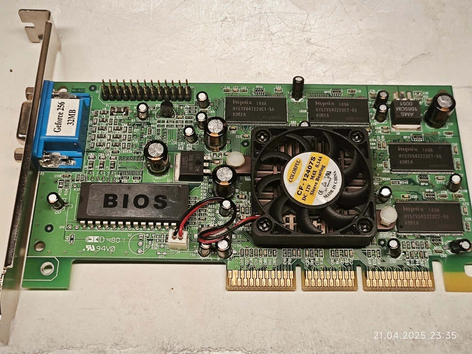 128-BIT AGP 3D Card Innovision Inno3D GeForce 256 SDR W/32 MB RAM - Image 2 of 4