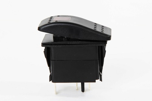 Casa rodante MarkDown bote marino remolque 4 balancines interruptor encendido-apagado SPST 3 pines 1 LED rojo automático - Imagen 3 de 4