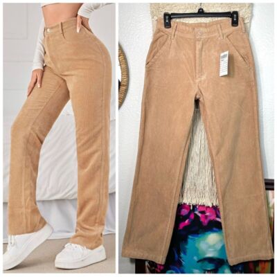 J.GALT Corduroy Khaki Pants Brandy Melville Beige Pants Size Small | eBay