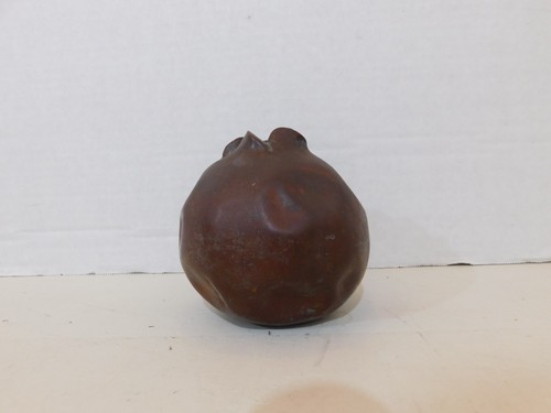Robert Kuo Copper Pomegranate Sculpture Signed - Picture 4 of 10