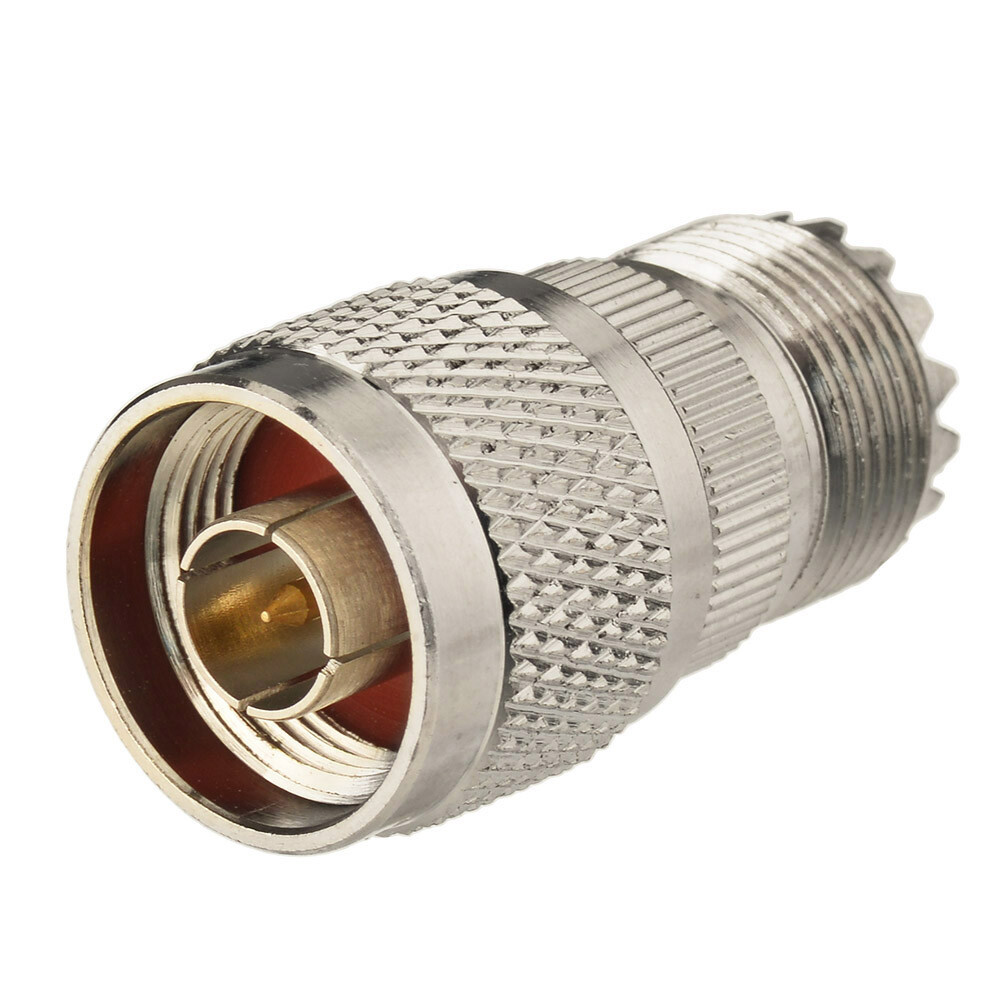 4x RF Adapter Set – N-Stecker Auf UHF (PL-259/SO-239) Für Antenne, Funk & Co.