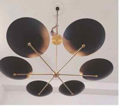 Six Dome Shades Sputnik Fixture Huge Living Room Ceiling Pendant Modern Lamp