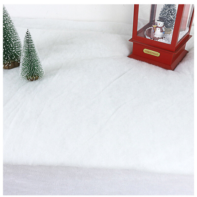 Artificial Fake Snow Blanket For Christmas Village Nativity Crafts Xmas