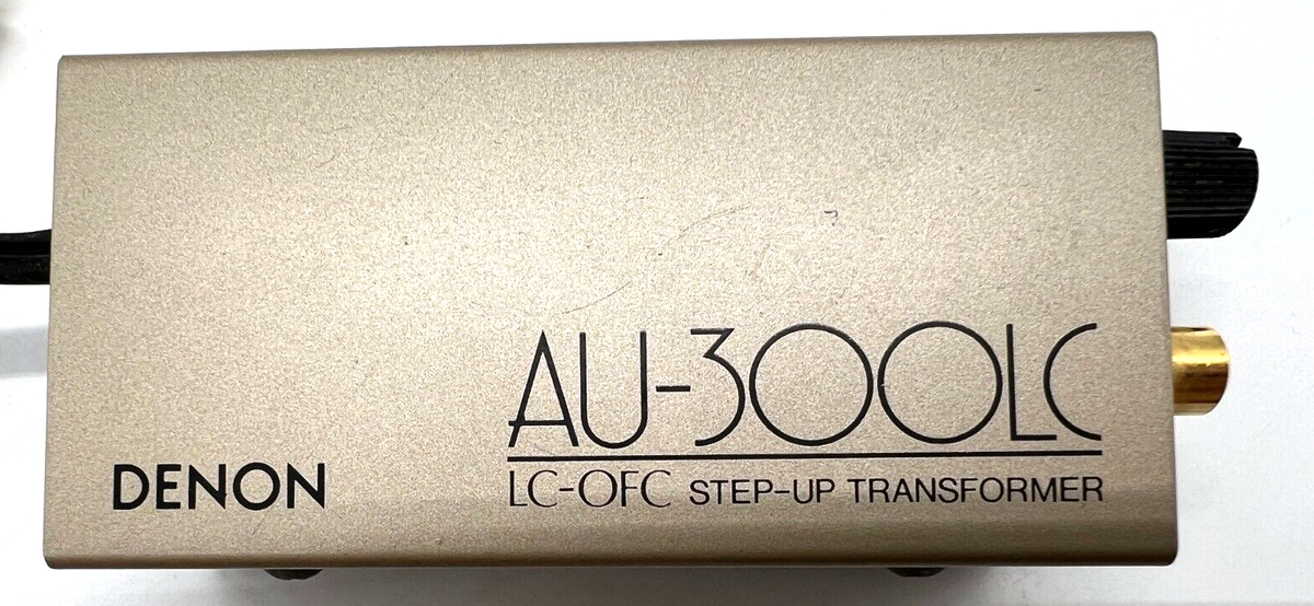 DENON AU-300LC Step Up Transformer MC Cartridge Tested Working in