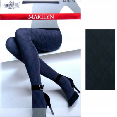Hochwertige blickdichte Argyle Rautenmuster Strumpfhose 3D Mikrofaser 60 Den