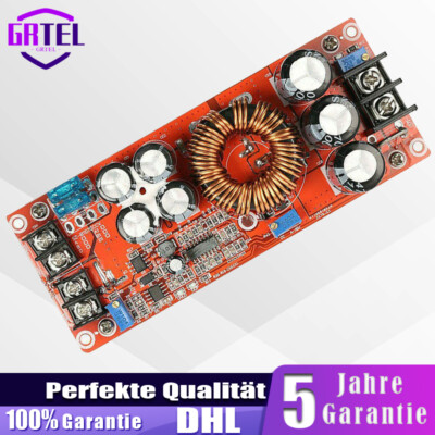 DC-DC Leistungsmodul Converter Boost Step-up Power Supply Module 1200W 20A 8-60V