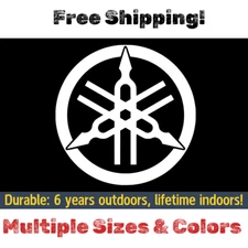 Yamaha Tuning Fork Logo Decals stickers, MX, Motorcycles, Boats, ATV, Car Window