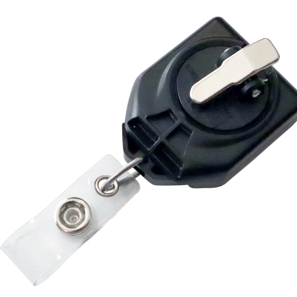 NO-TWIST Retractable Badge Reel - Heavy Duty B-Reel - Alligator Clip with Teeth - Image 3 of 4