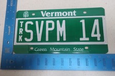 Vermont License Plate Tag VT Vanity Truck SV Property Management 14 SVPM 14