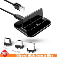 3in1 Usb C Docking Station Desktop Dock Stand Charger adapter Charging Converter