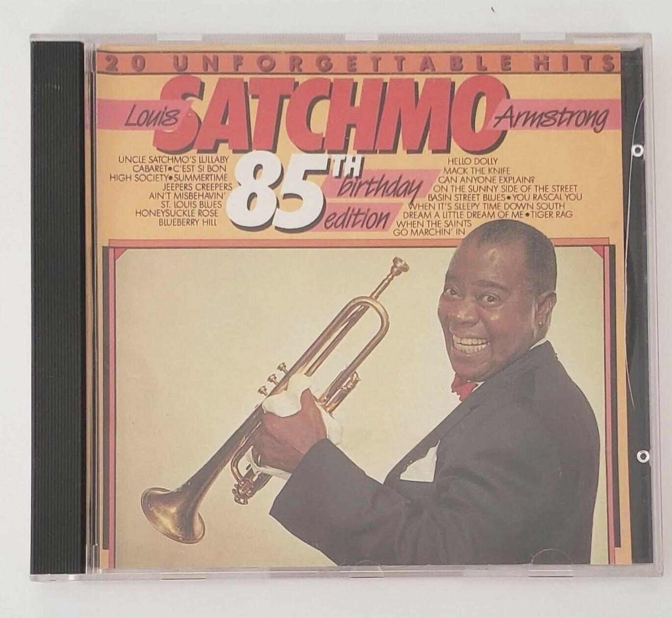 Louis "Satchmo" Armstrong 20 Unforgettable Hits 85th Birthday Edition CD