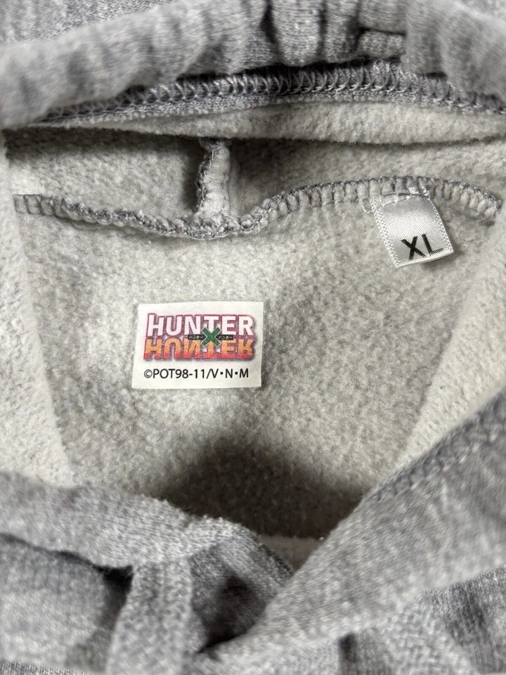Hunter X Hunter Kirua Sweater Youth XL Hoodie Gray Sweatshirt #99 Anime Cartoon - Image 4 of 4