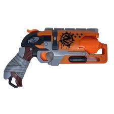 Nerf Zombie Strike Hammershot Blaster Dart Gun 5 Shot 2012 Tested and Works
