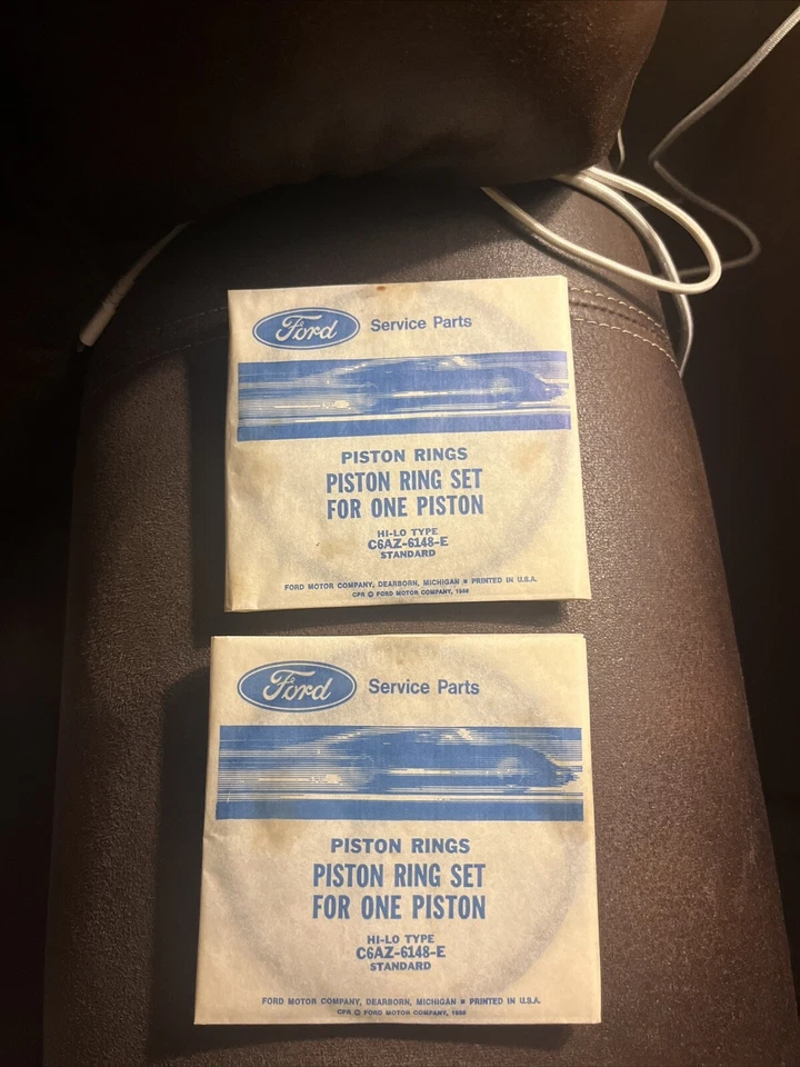 Anillos de pistón Ford 390gt 1967 C6az-6149-e Foto 2 de 2