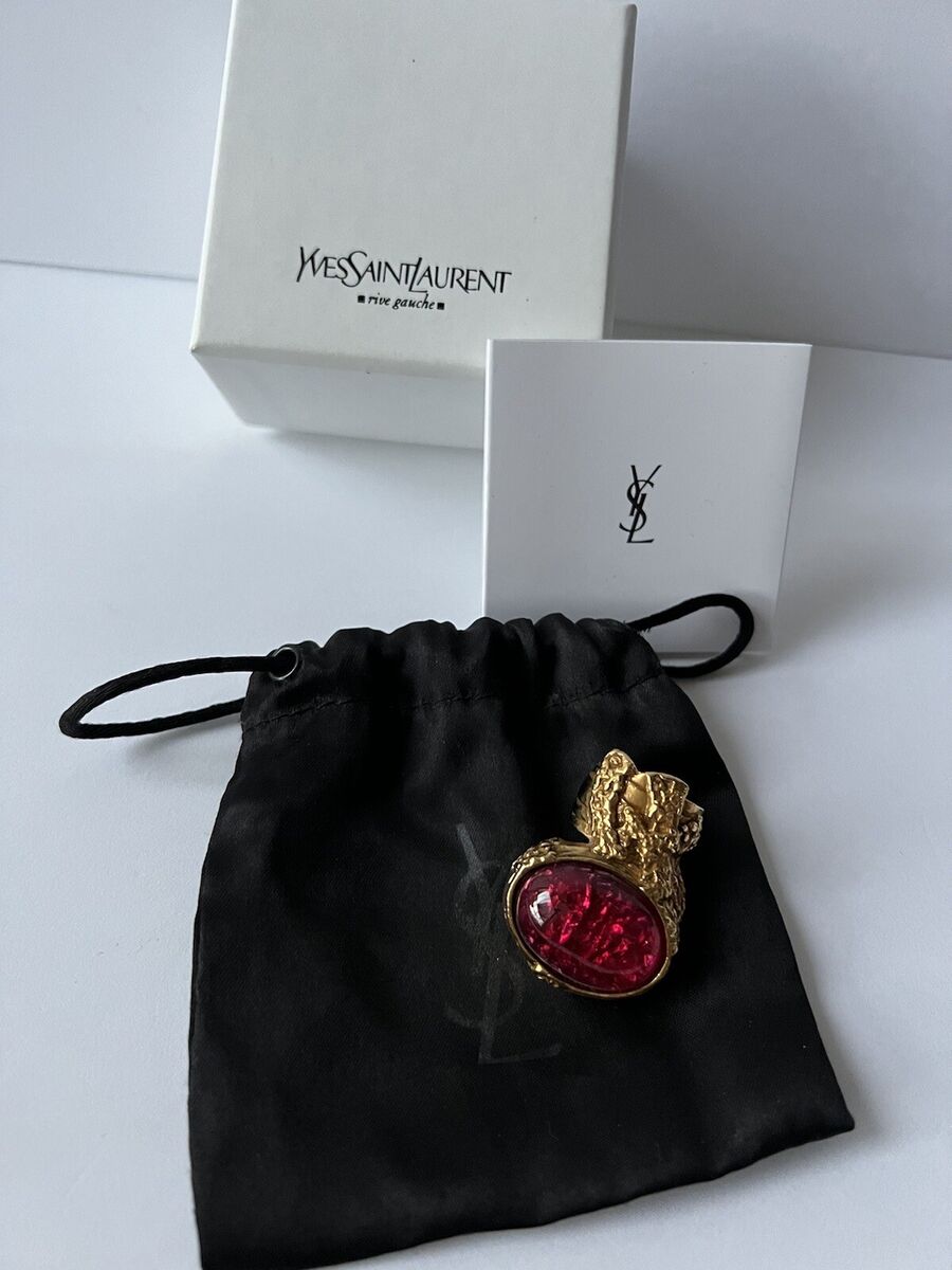 Yves Saint Laurent YSL Arty Love Ring Gold size 5 | eBay Yves Saint Laurent YSL Arty Love Ring Gold size 5 | eBay