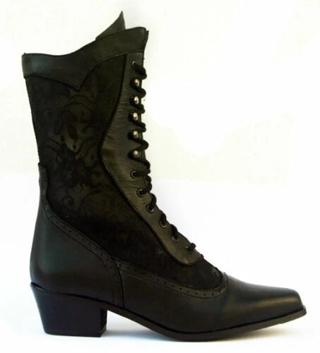 Ladies top granny boots