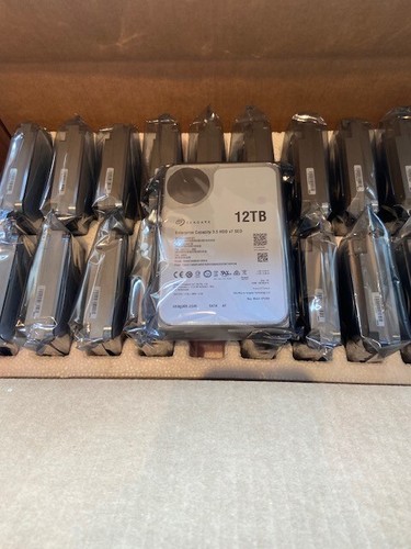 12TB Seagate ST12000NM0127 3.5" Enterprise ,SATA III - 6GB/s,7200rpm 512e SATA O - Picture 2 of 3