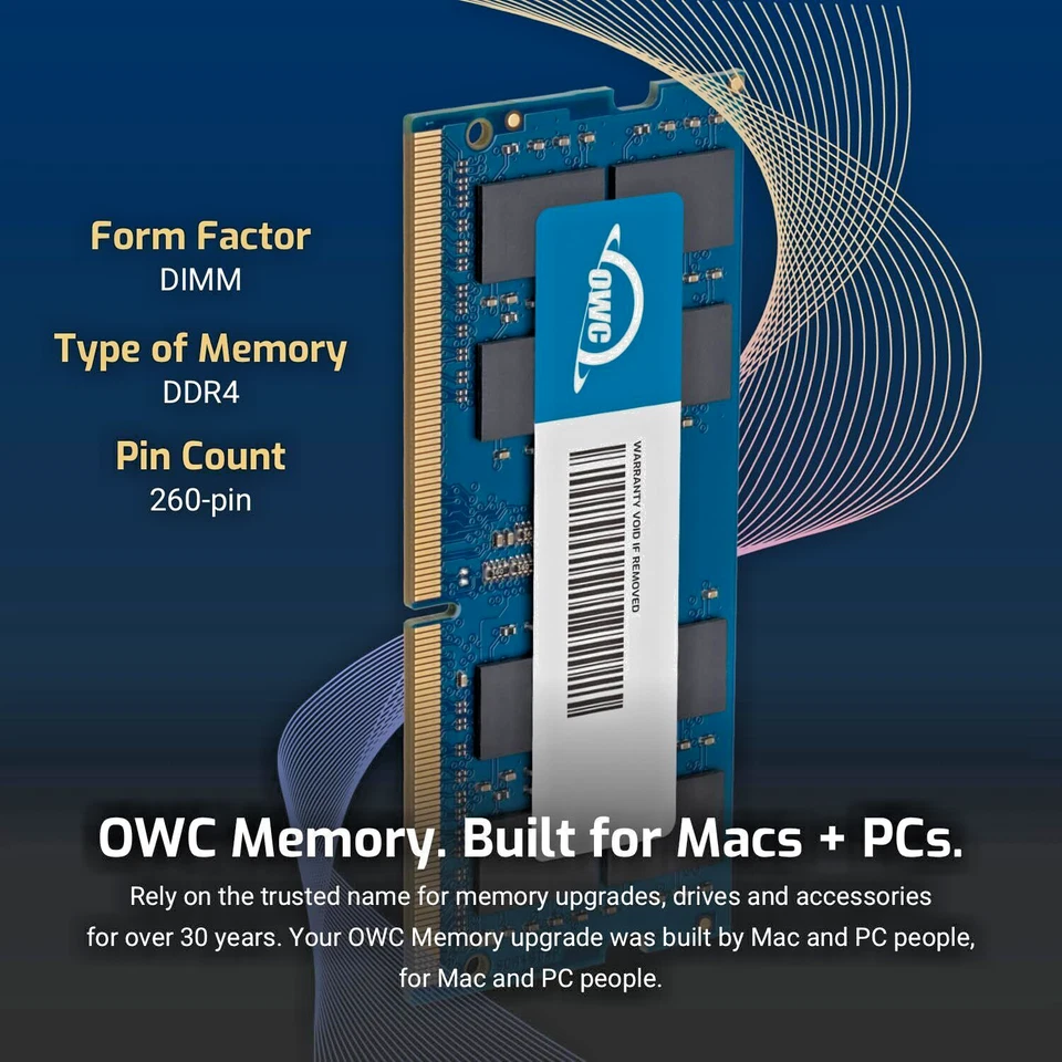 OWC 64GB (4x16GB) DDR4 2400MHz Memory RAM Upgrade for Mid 2017 iMac 27" 5K - Image 3 of 4