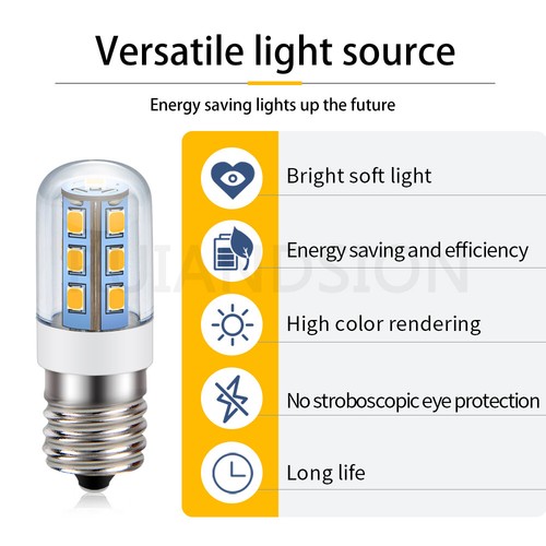 2/10x 2835 13 Screw E17 LED Chandelier Light Bulb Range Hood Light 110V 3000K - Picture 3 of 10