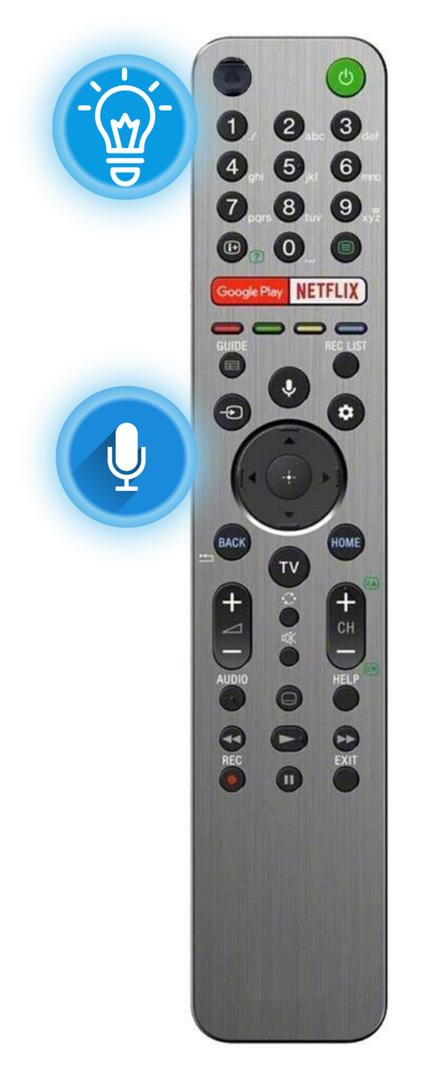 Télécommande Neuve RMF-TX611E Pour Sony LED TV - Rétroéclairage Vocal, Compatible XG8, XG9, AG9, ZG
