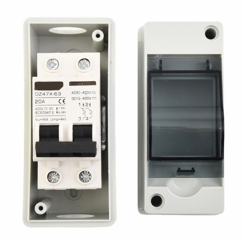 Easy to Use PV Combiner Box with Junction Box 20A Circuit Breaker