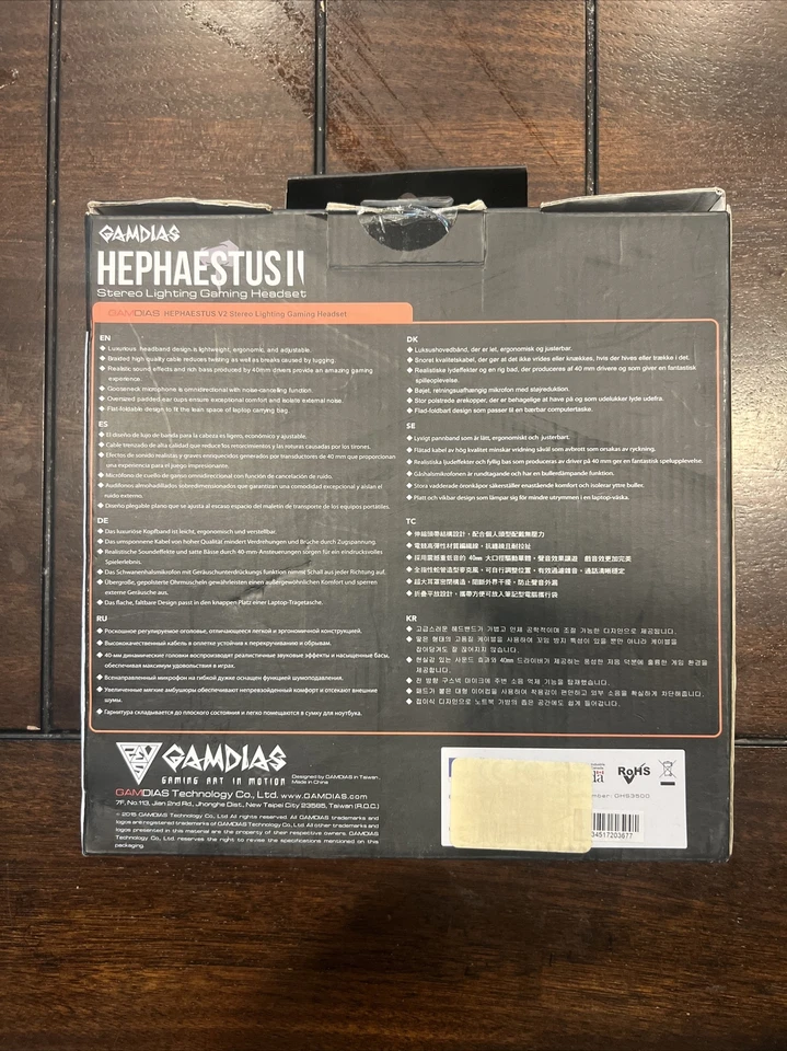 Gamdia's Hephaestus II Stereo Lighting Wired Gaming Headset GHS-3500 - Image 3 of 3