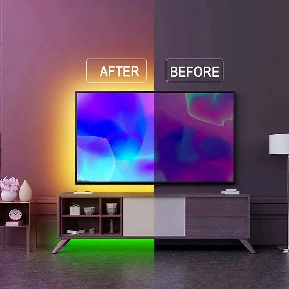 100 футов 66 футов светодиодная лента 5050 RGB Bluetooth пульт дистанционного управления для комнаты бара - Изображение 4 из 4