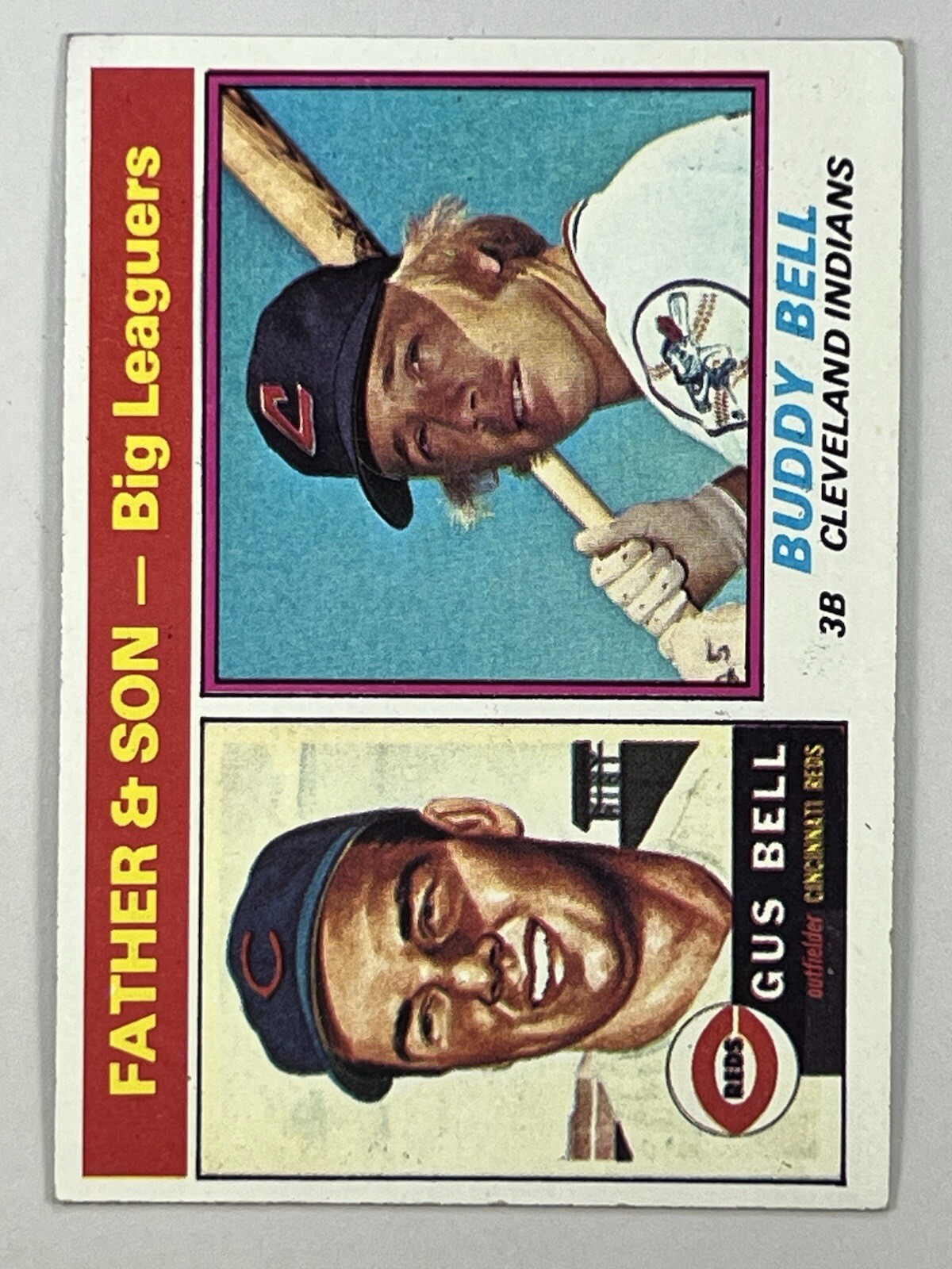 1976 Topps - Father & Son #66 Buddy Bell, Gus Bell